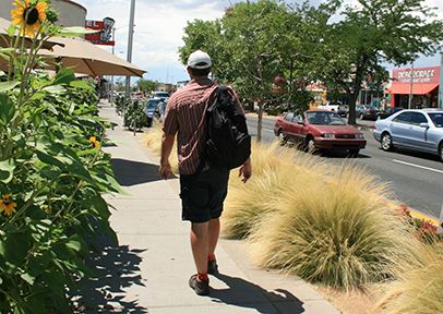 Pedestrian in Nob Hill