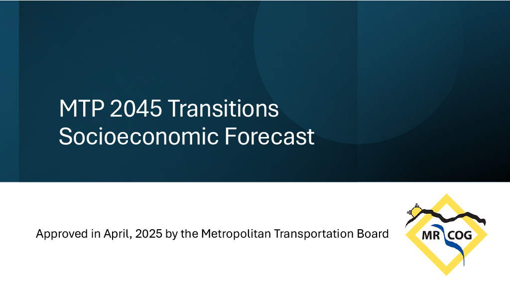 MTP 2045 Socioeconomic Forecast Presentation (1_)