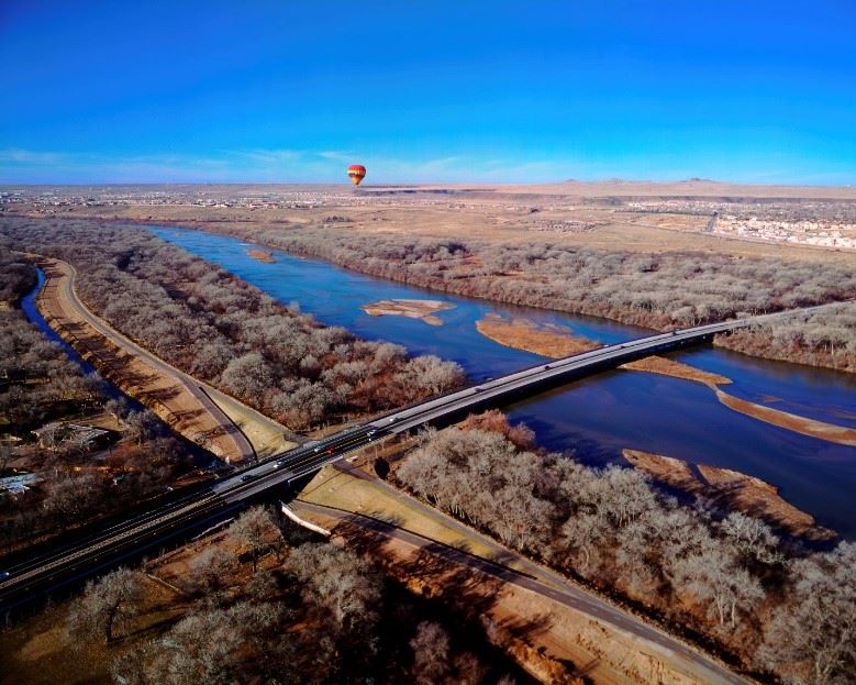 NM river crossing